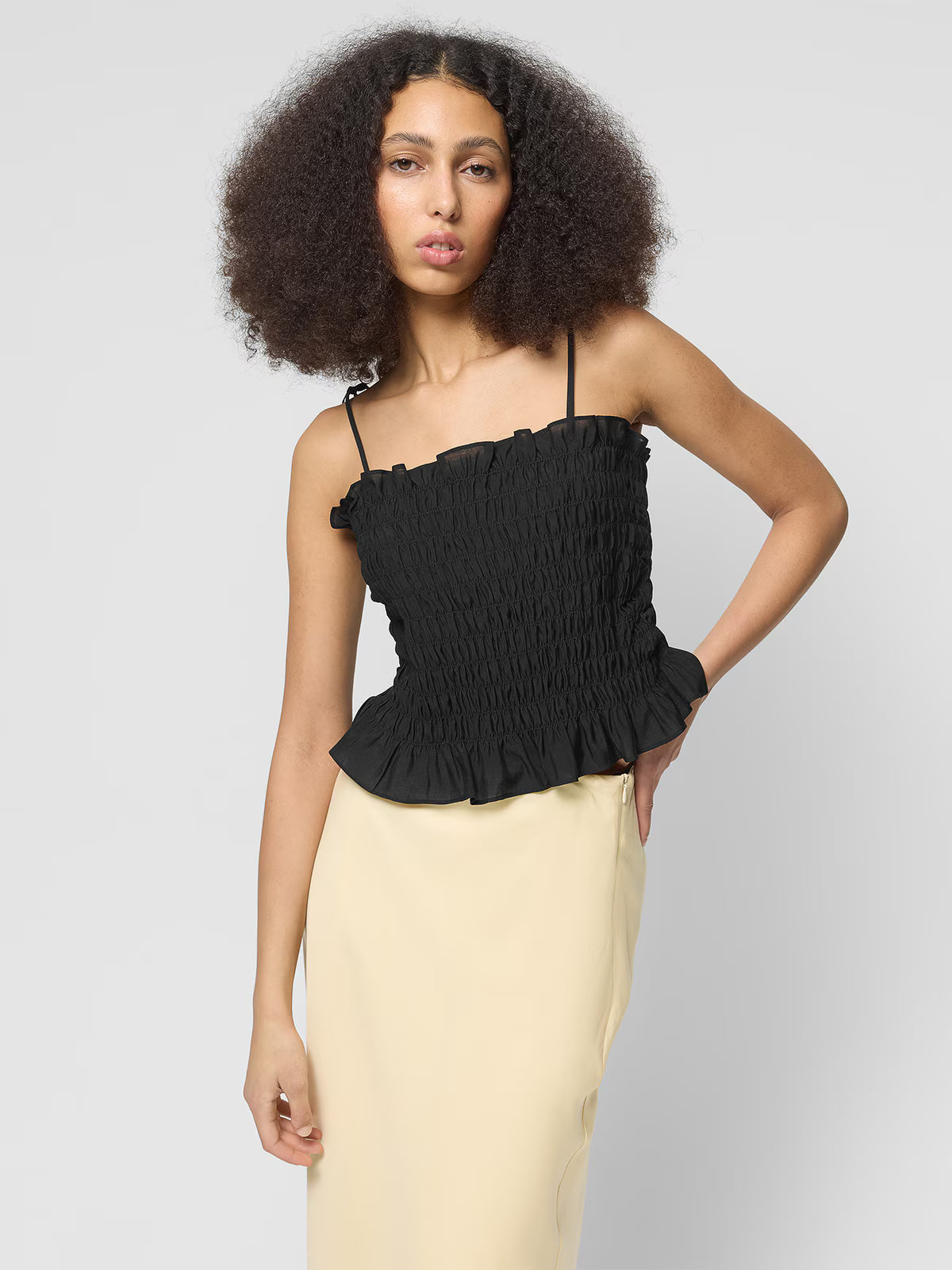 Crop top z lyocellem damski Outhorn