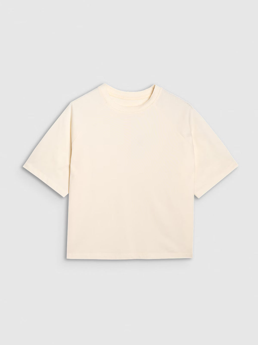 T-shirt oversize gładki damski