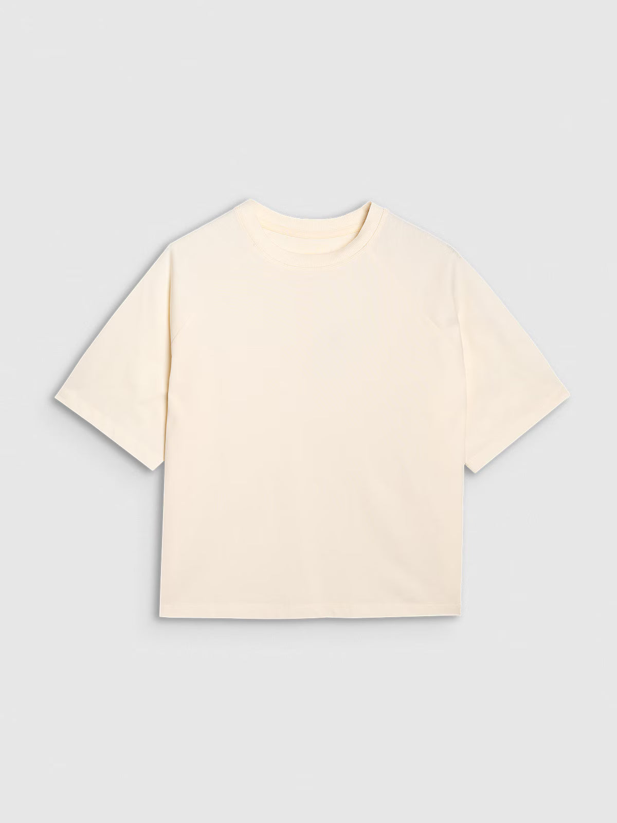 T-shirt oversize gładki damski