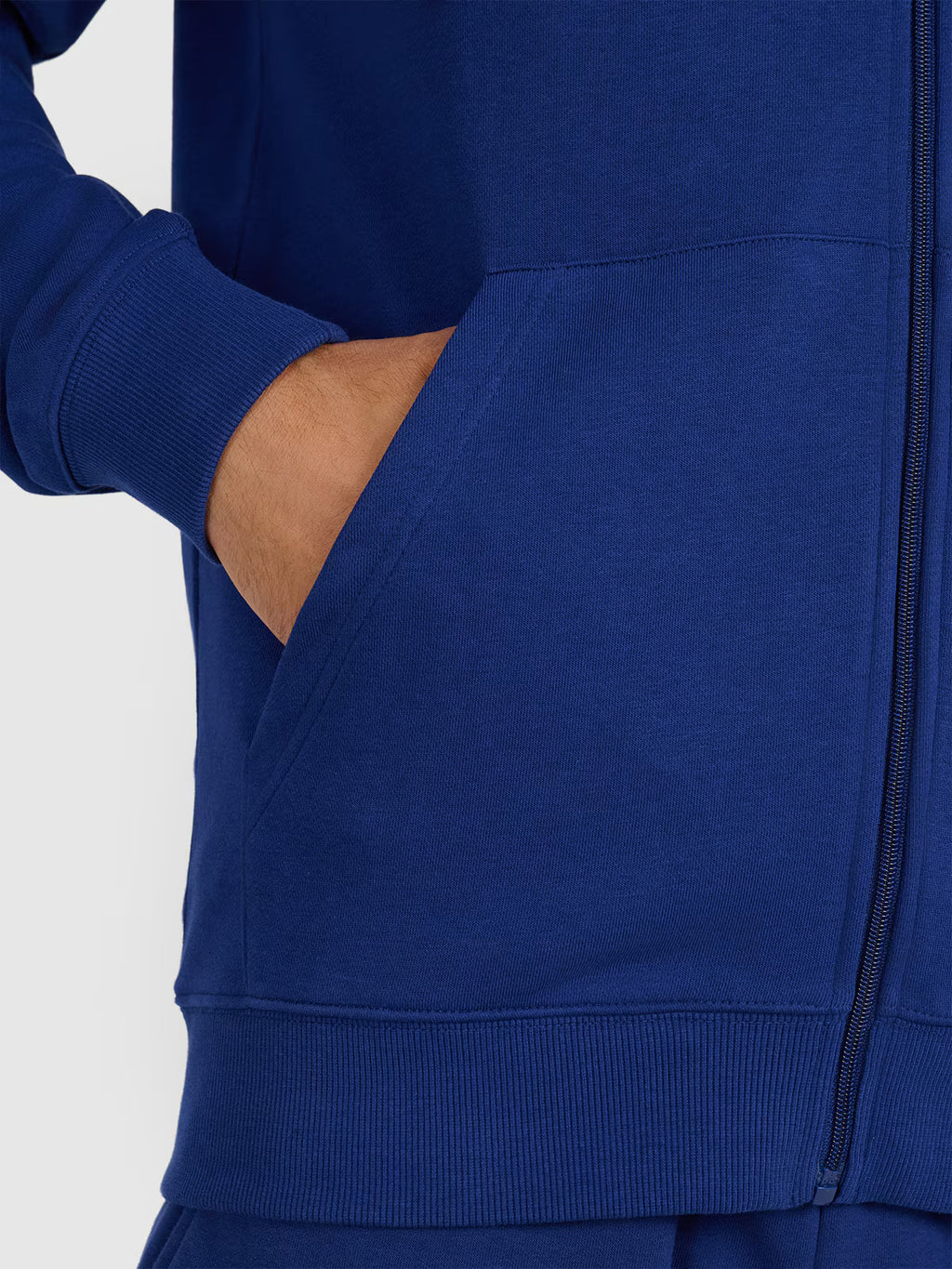 Bluza dresowa rozpinana z kapturem męska