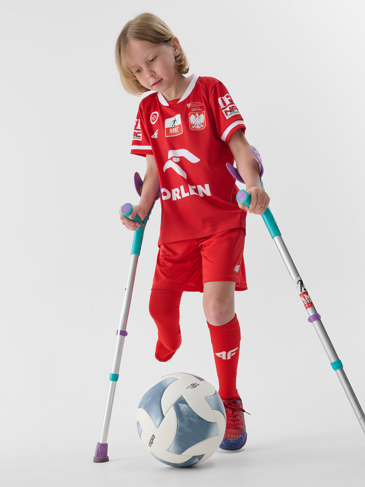Koszulka replika wyjazdowa AMP Futbol dziecięca