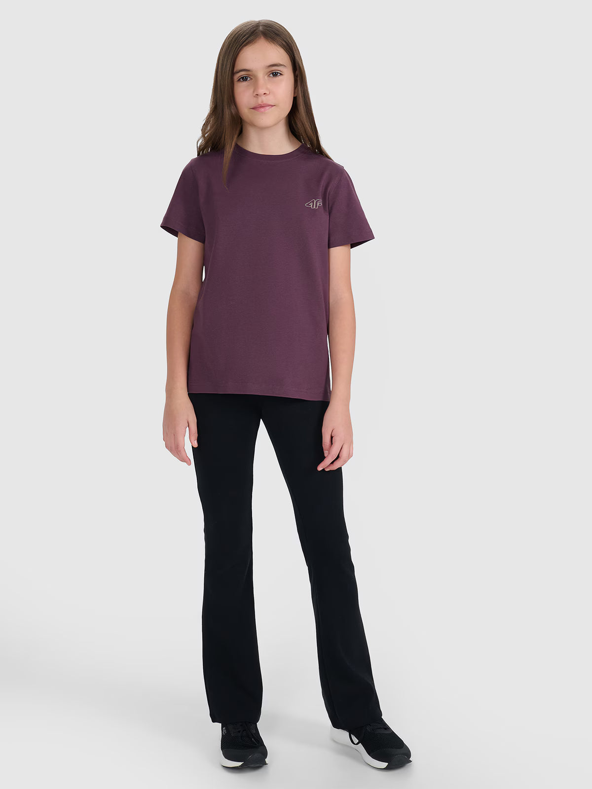 T-shirt regular gładki (2-pack) dziecięcy