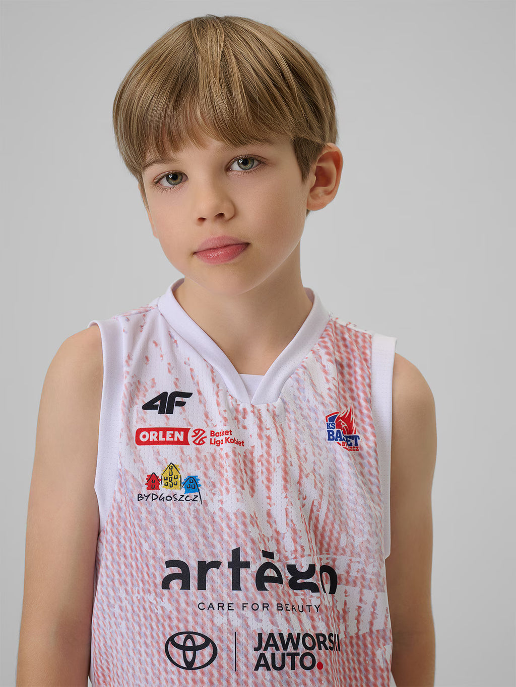 Koszulka meczowa replika wyjazdowa z sezonu 2025/26 dziecięca 4F x KS Basket 25 Bydgoszcz
