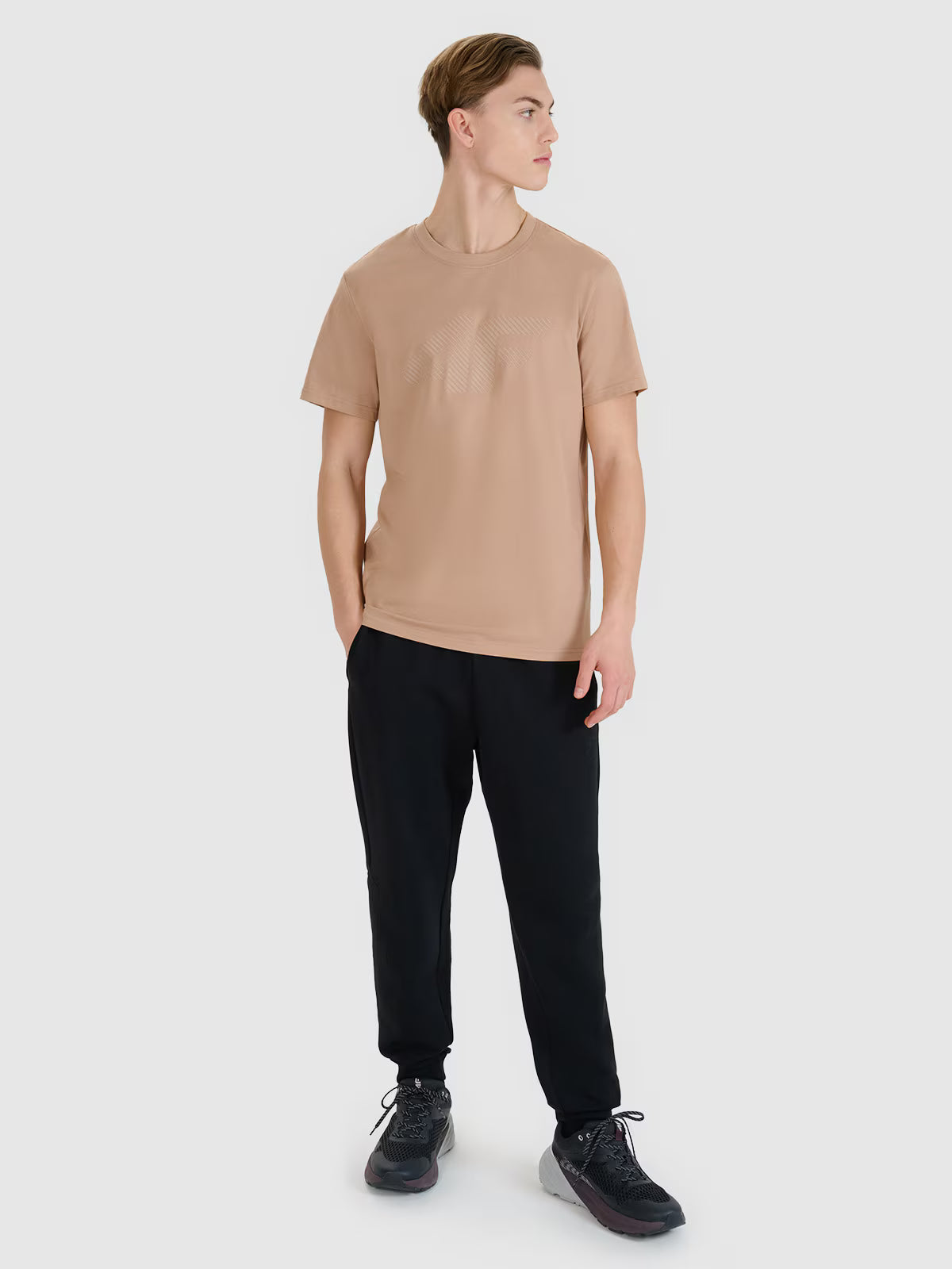 T-shirt regular z nadrukiem męski