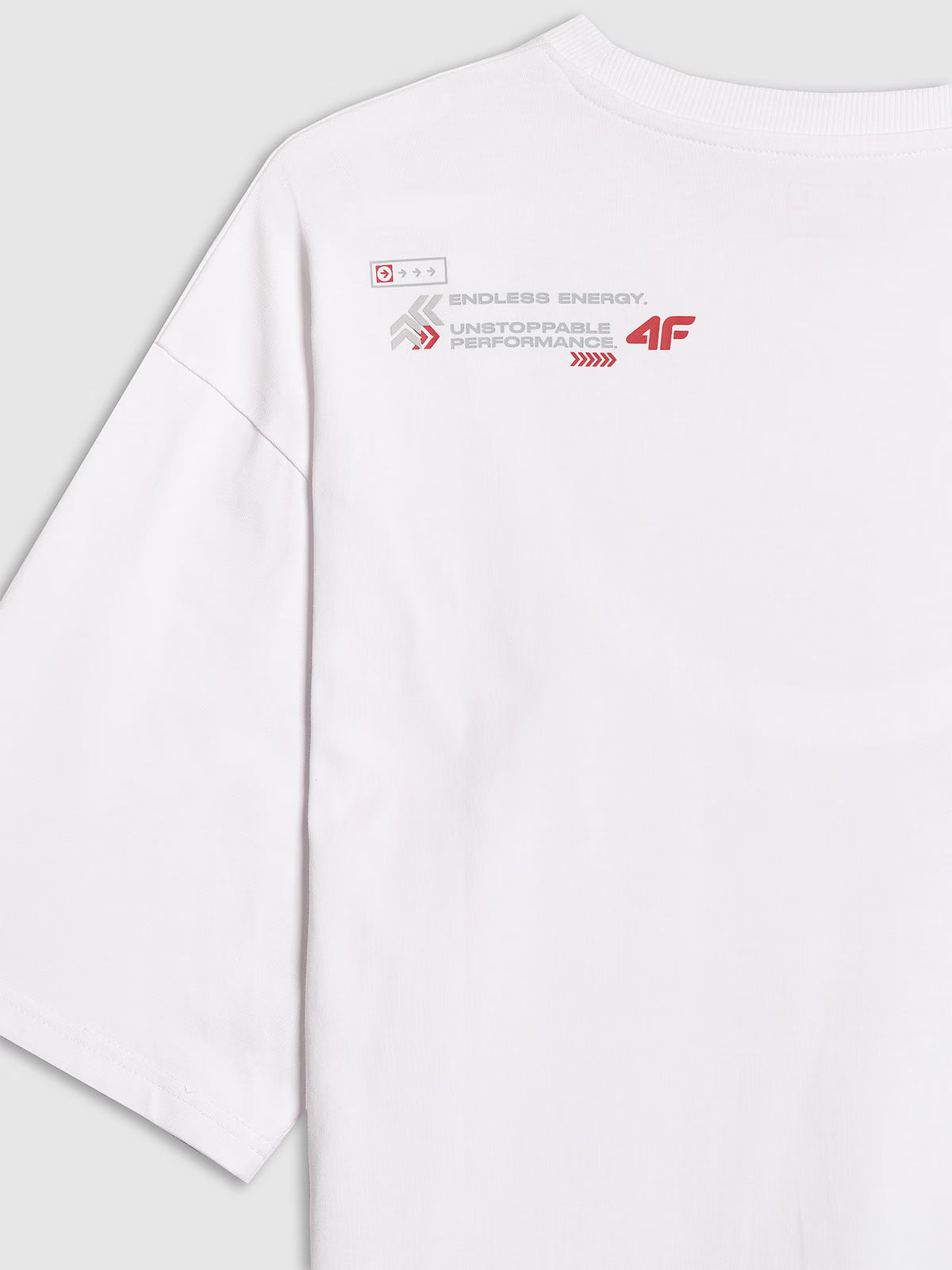 T-shirt oversize z nadrukiem męski