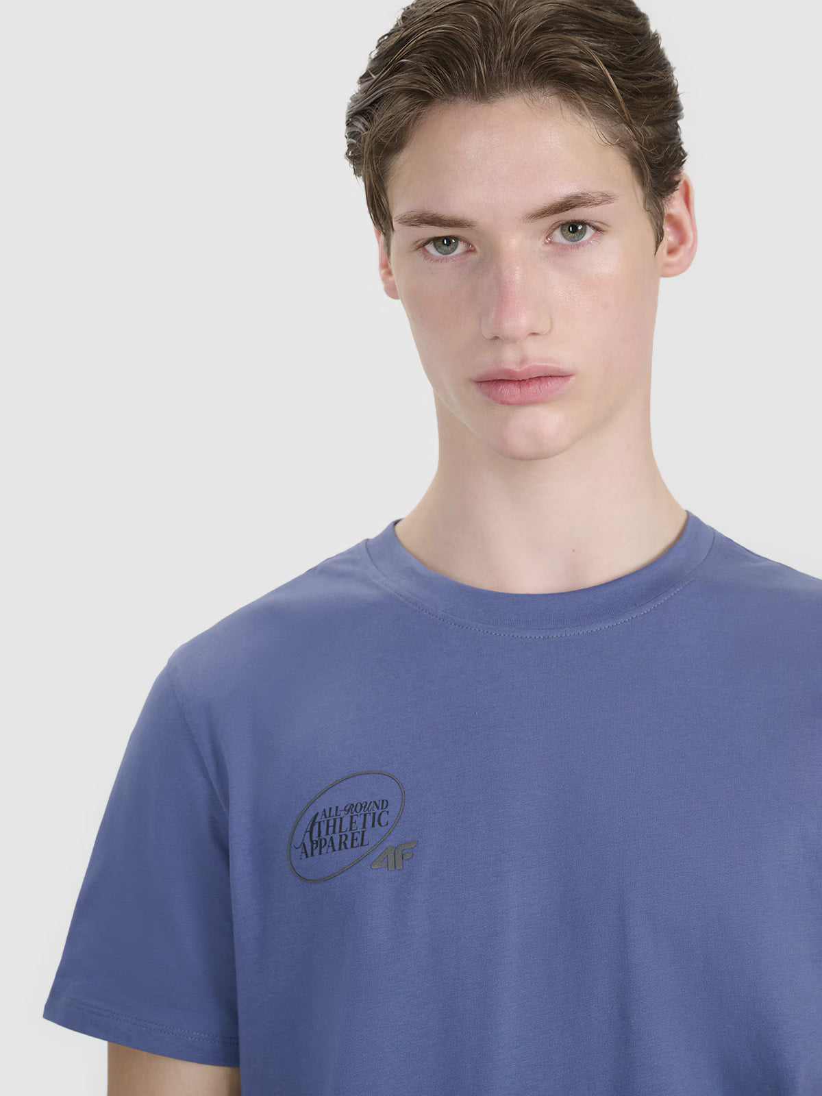 T-shirt regular z nadrukiem męski