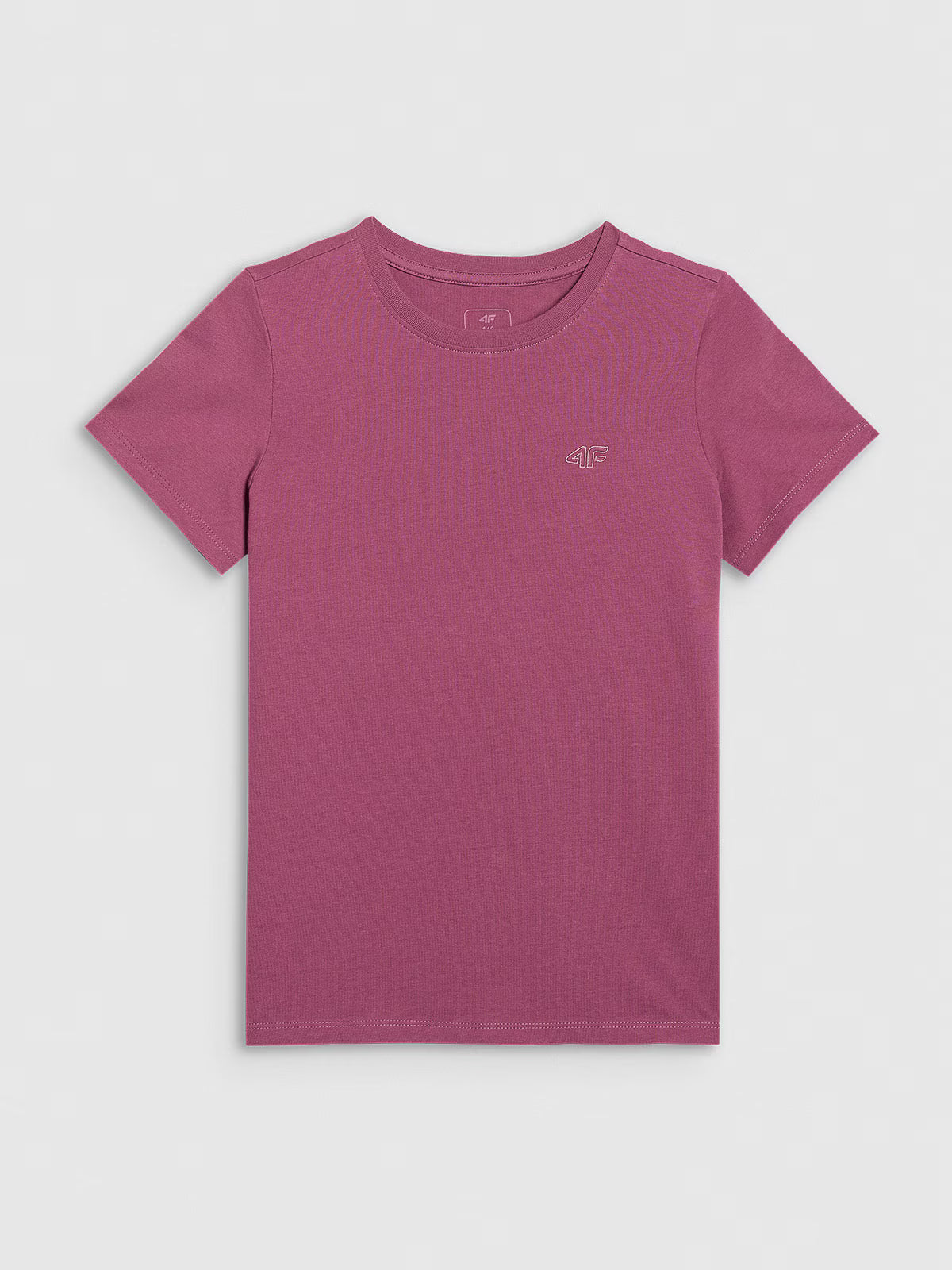 T-shirt regular gładki dziewczęcy