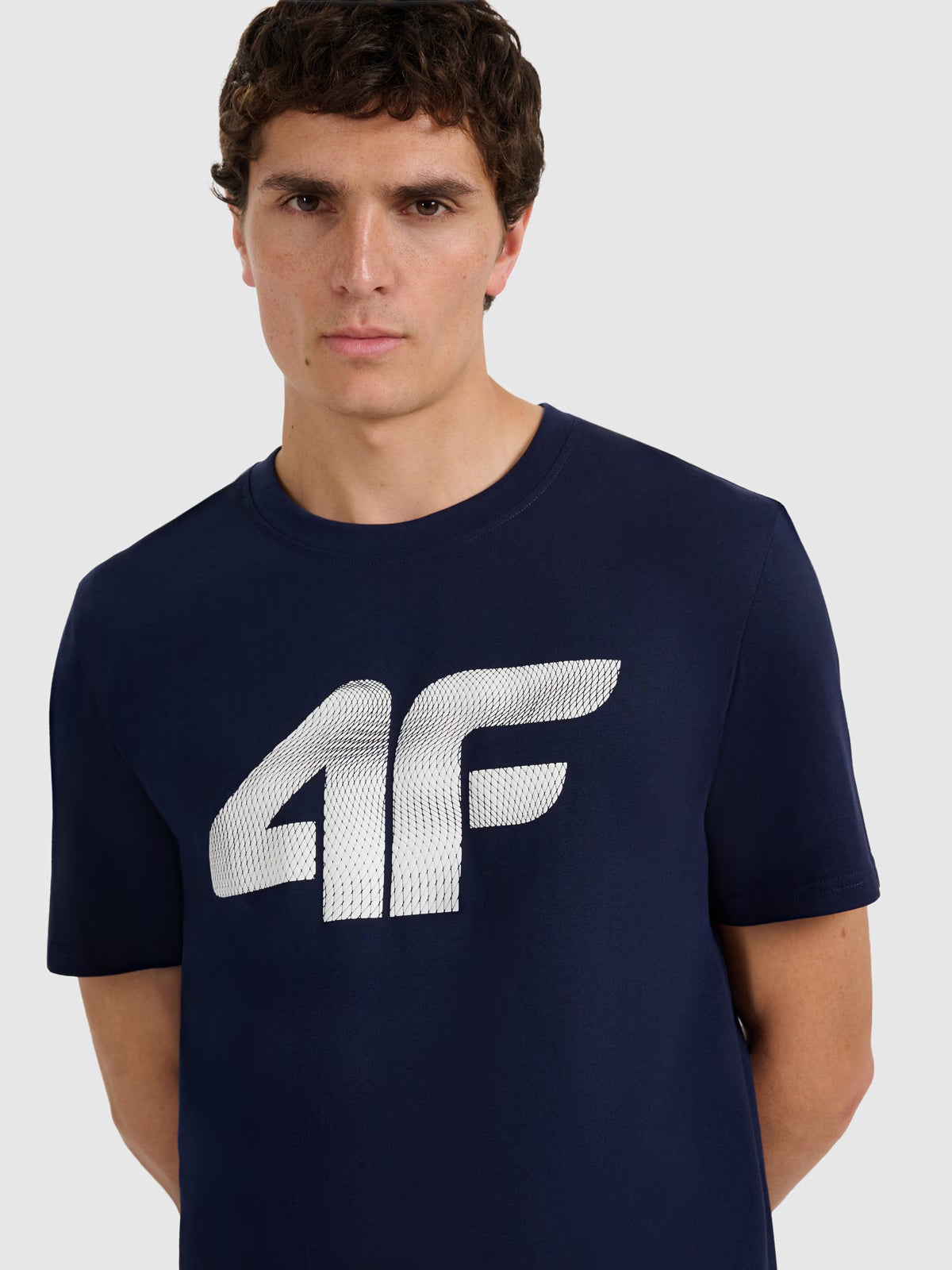 T-shirt regular z nadrukiem męski