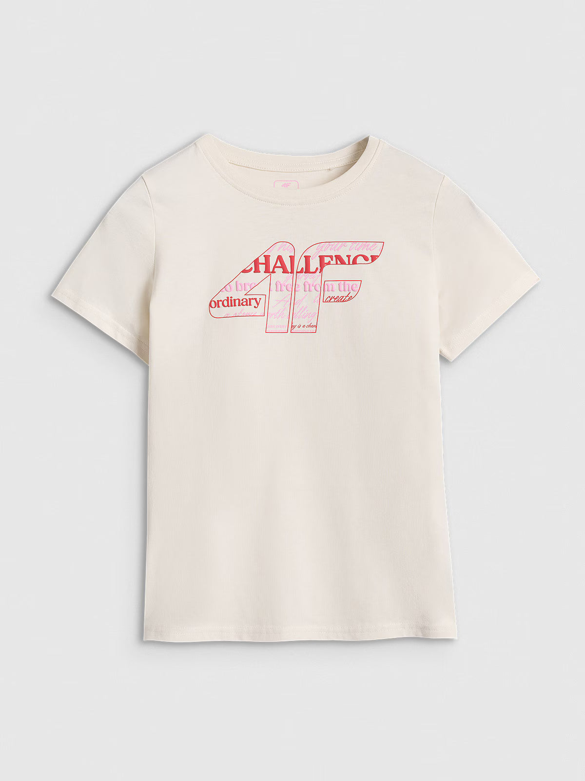 T-shirt regular z nadrukiem dziewczęcy