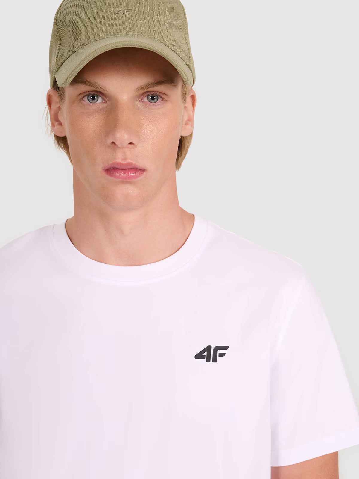 T-shirt regular gładki męski