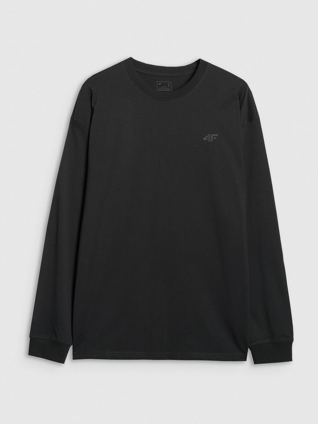 Longsleeve oversize z nadrukiem męski