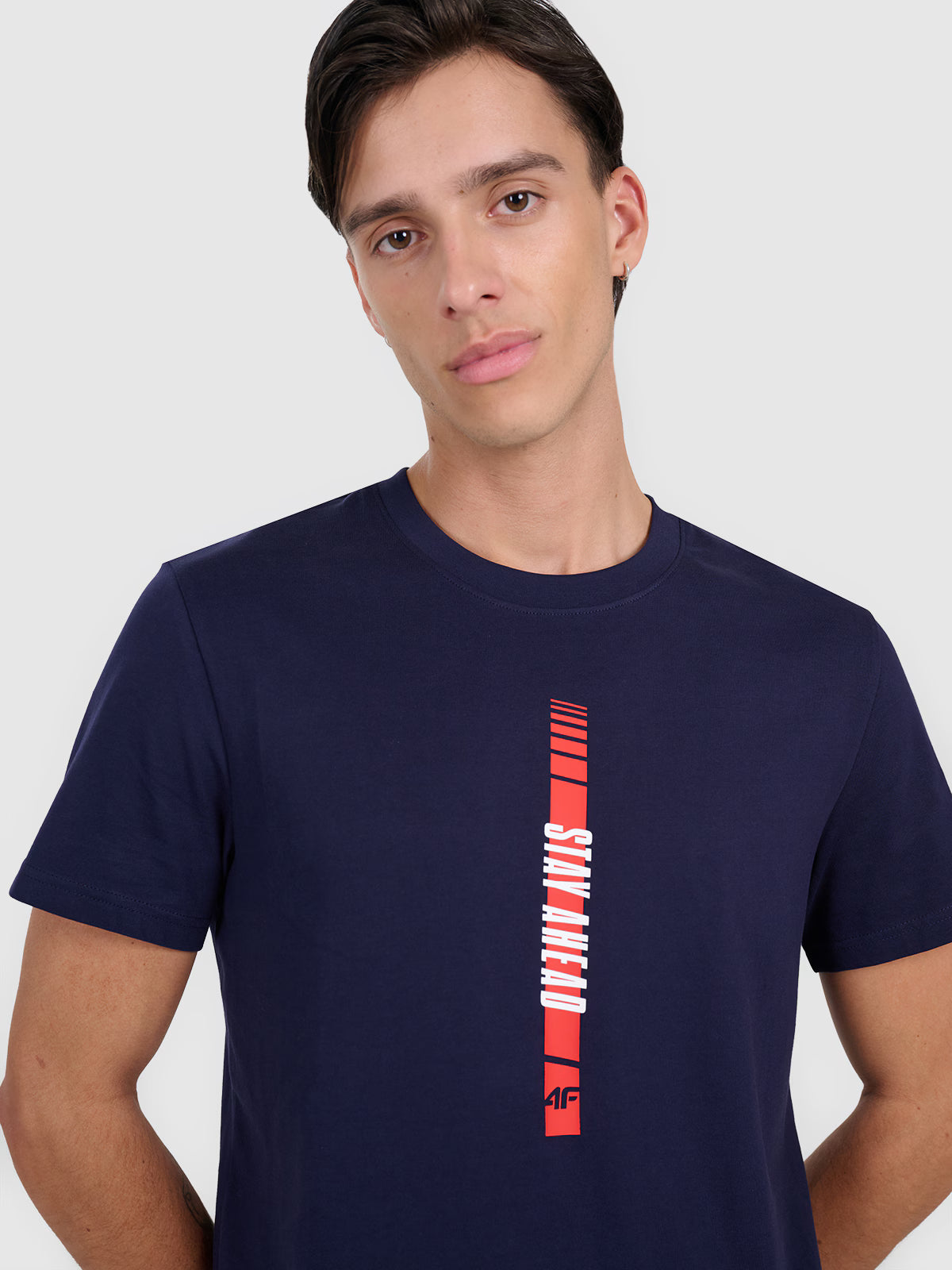 T-shirt regular z nadrukiem męski