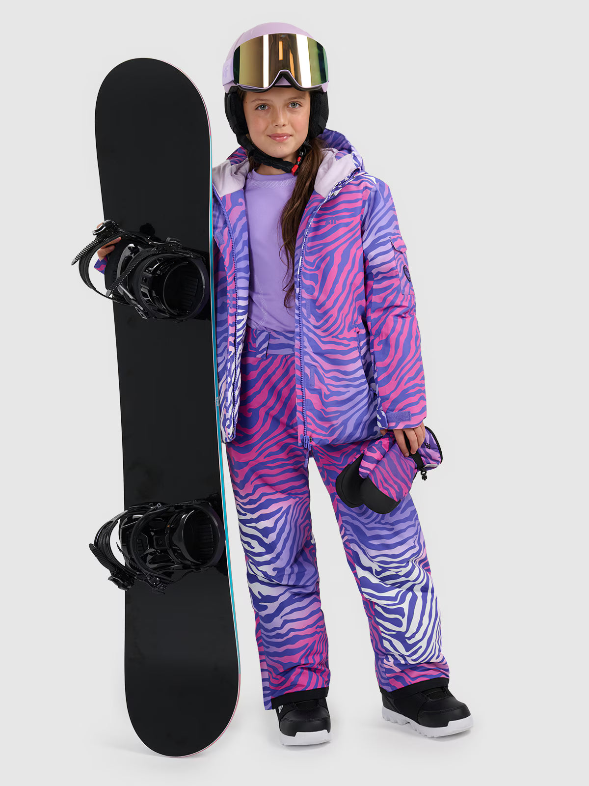 Kurtka snowboardowa membrana 8000 dziewczęca