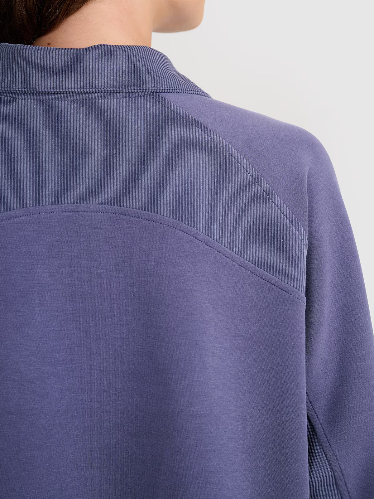 Bluza dresowa nierozpinana z modalem damska