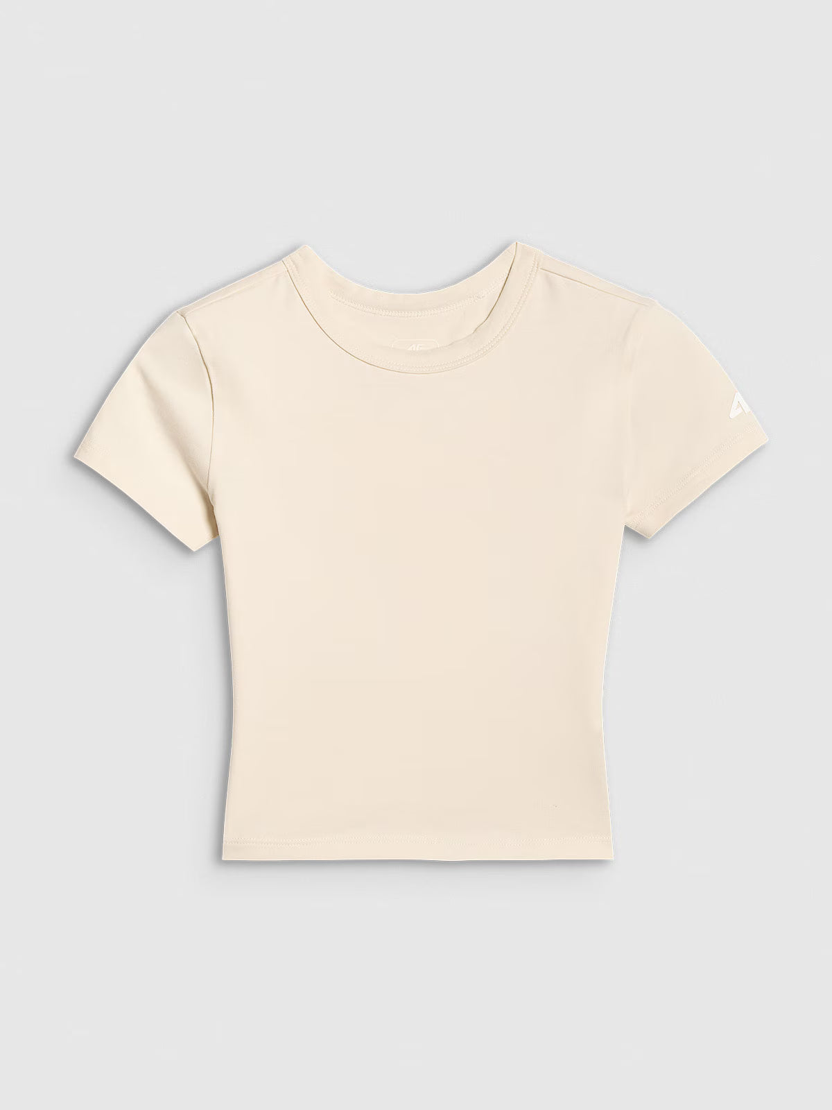 Crop top slim gładki dziewczęcy