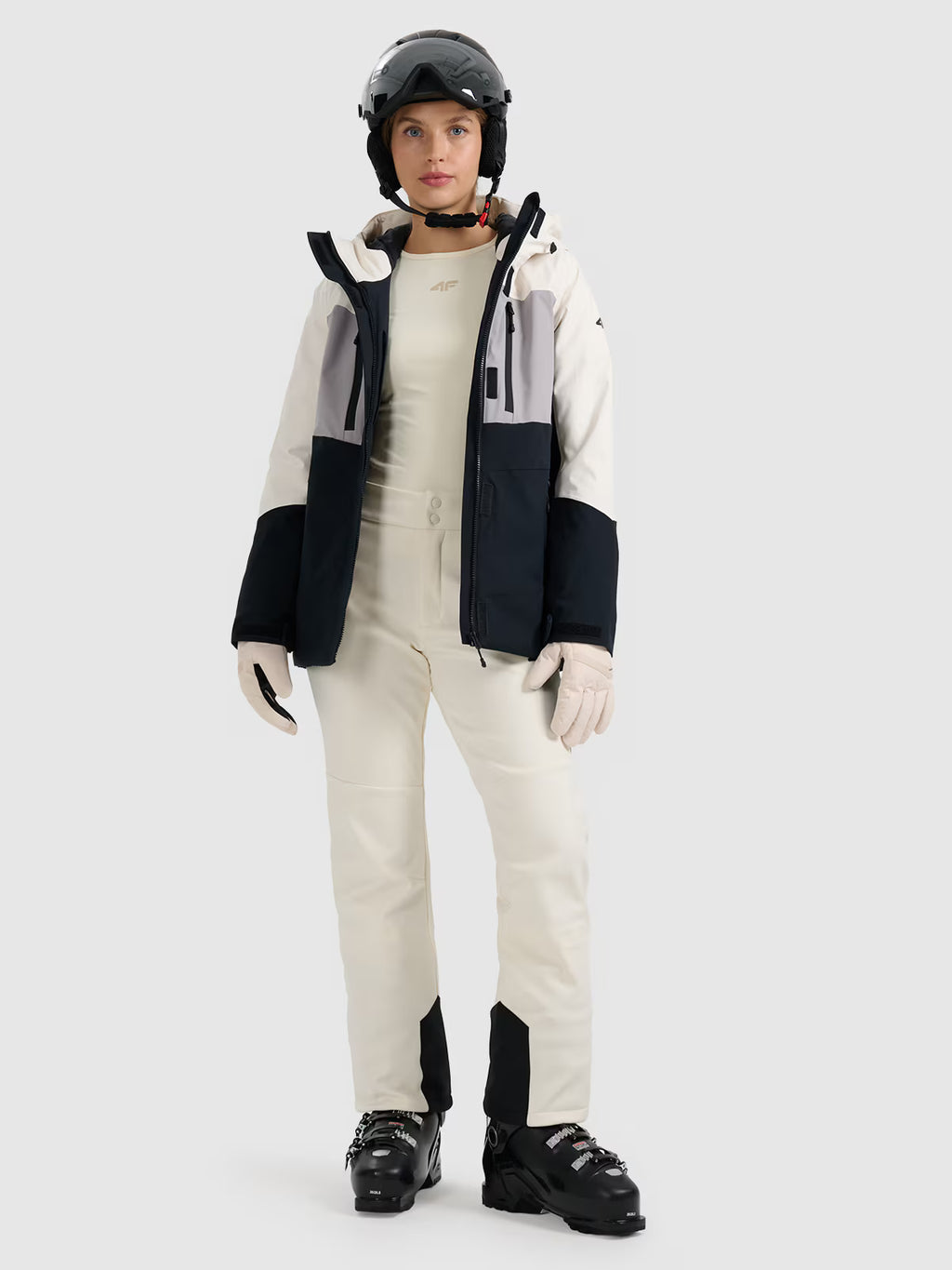 Spodnie narciarskie softshell membrana 10000 damskie