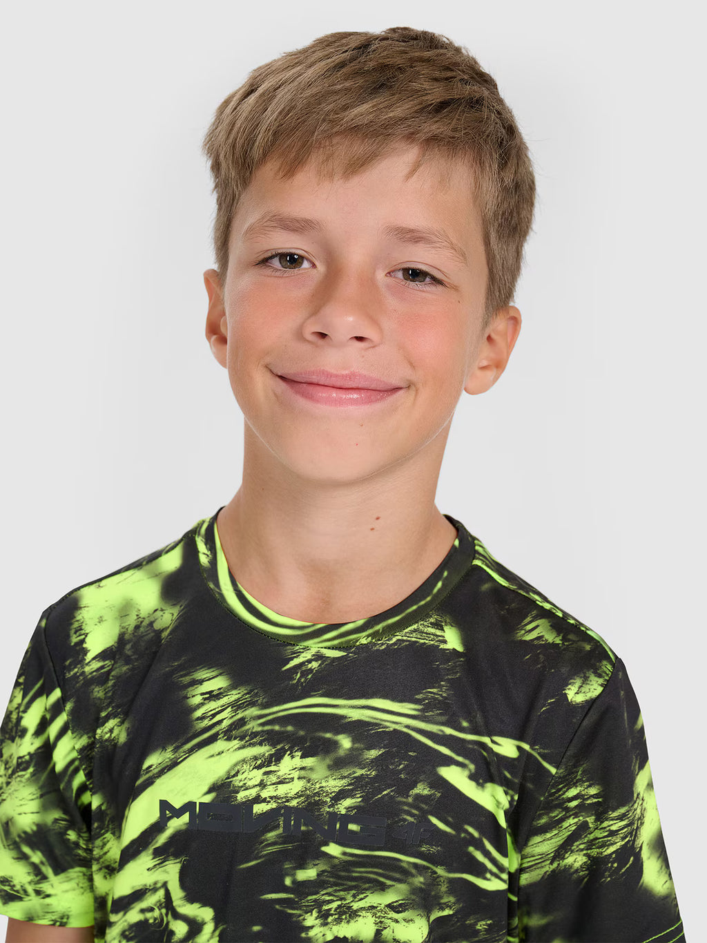 T-shirt sportowy szybkoschnący chłopięcy
