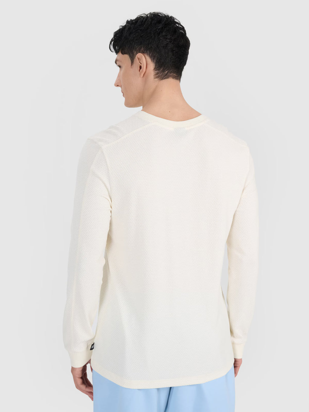 Longsleeve oversize gładki męski