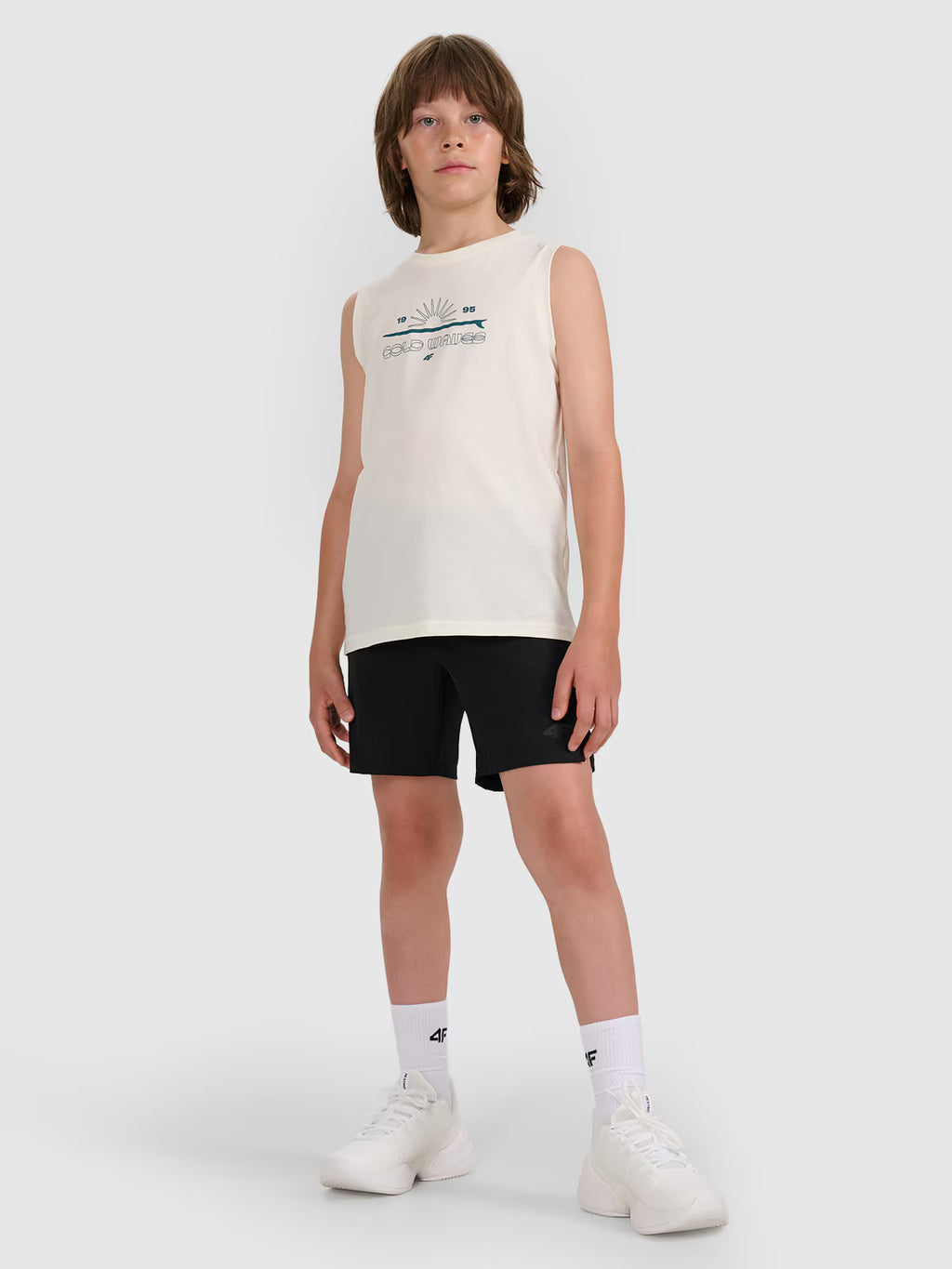 Tank top regular z nadrukiem chłopięcy