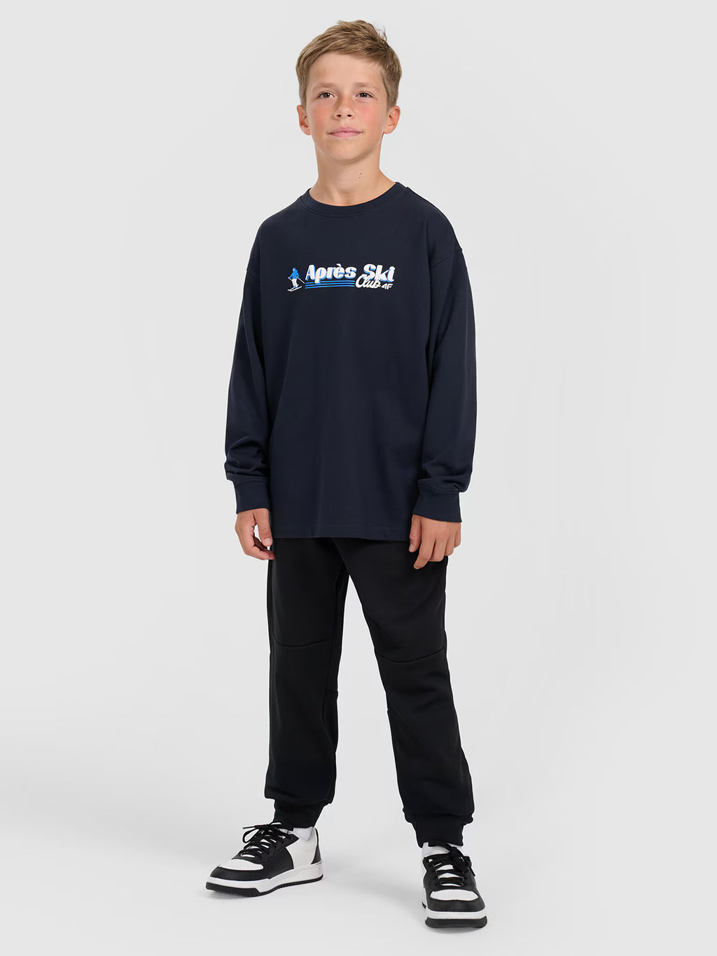 Longsleeve regular z nadrukiem chłopięcy