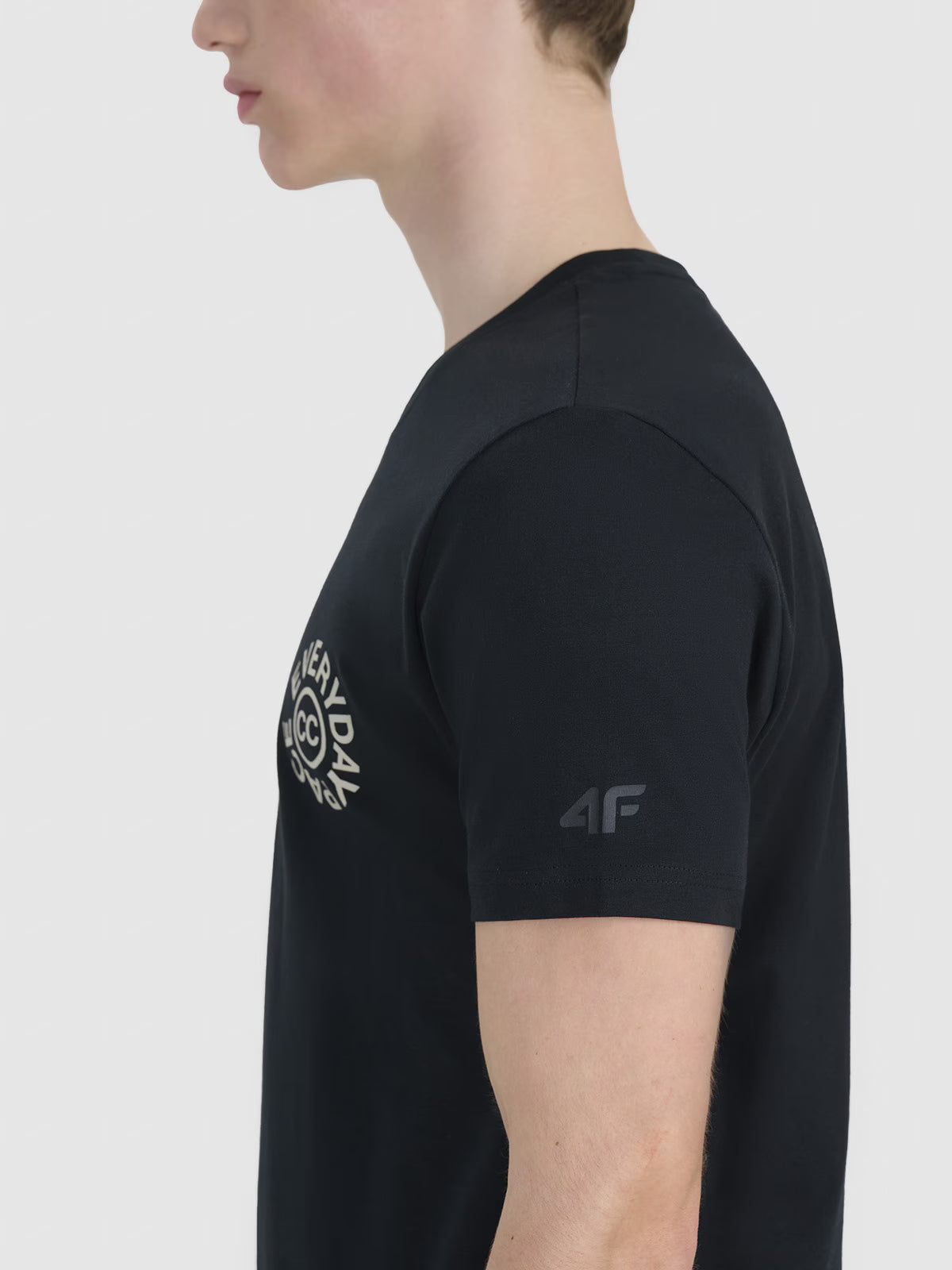 T-shirt regular z nadrukiem męski