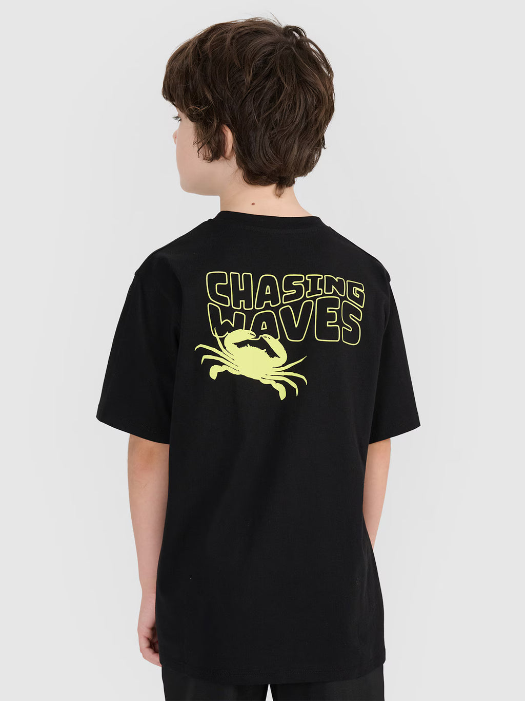 T-shirt oversize z nadrukiem chłopięcy