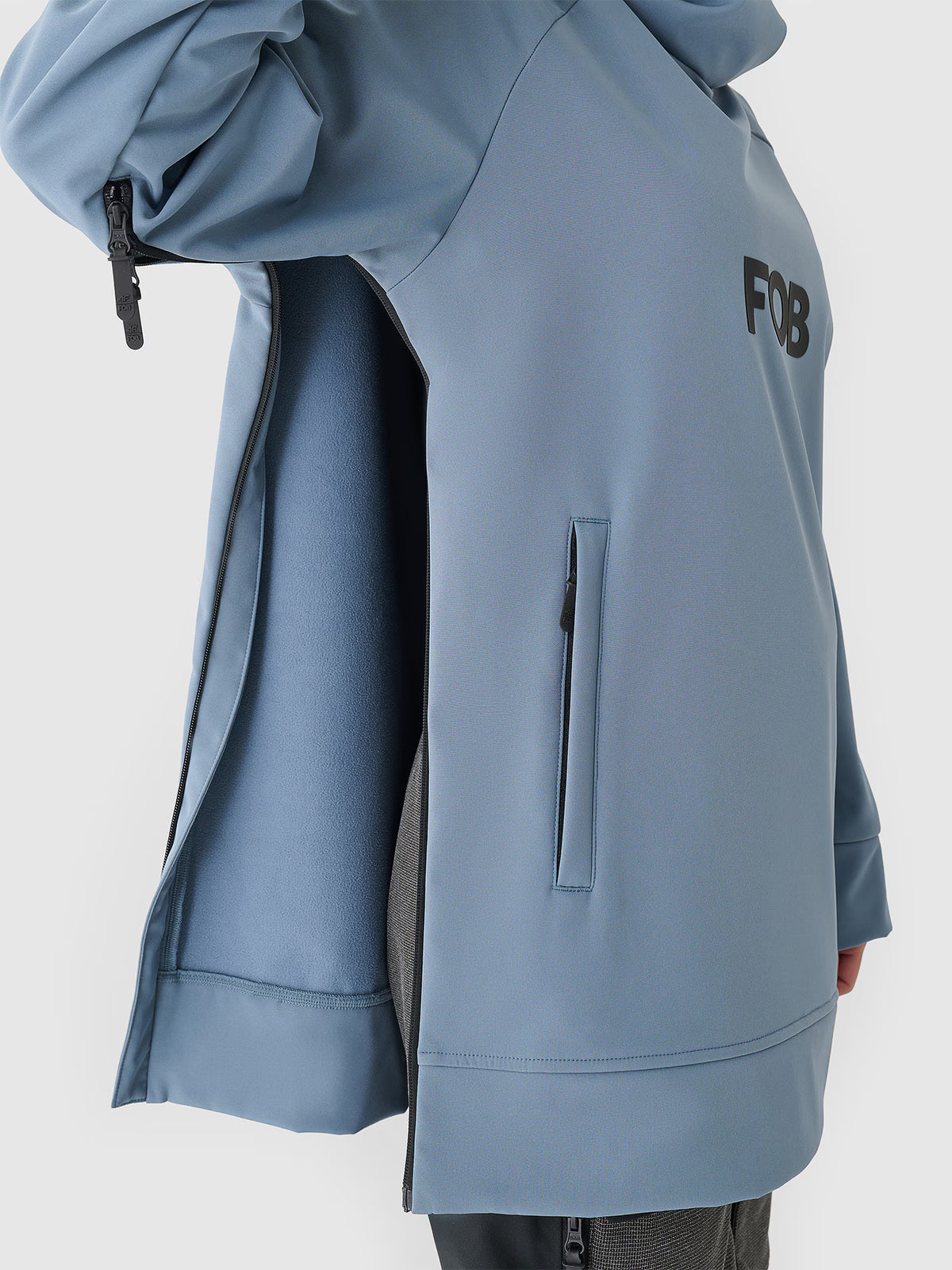 Bluza snowboardowa z softshellu membrana 5000 damska