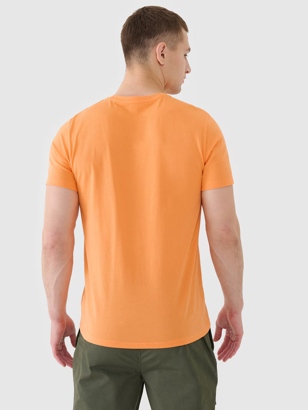 T-shirt regular gładki męski