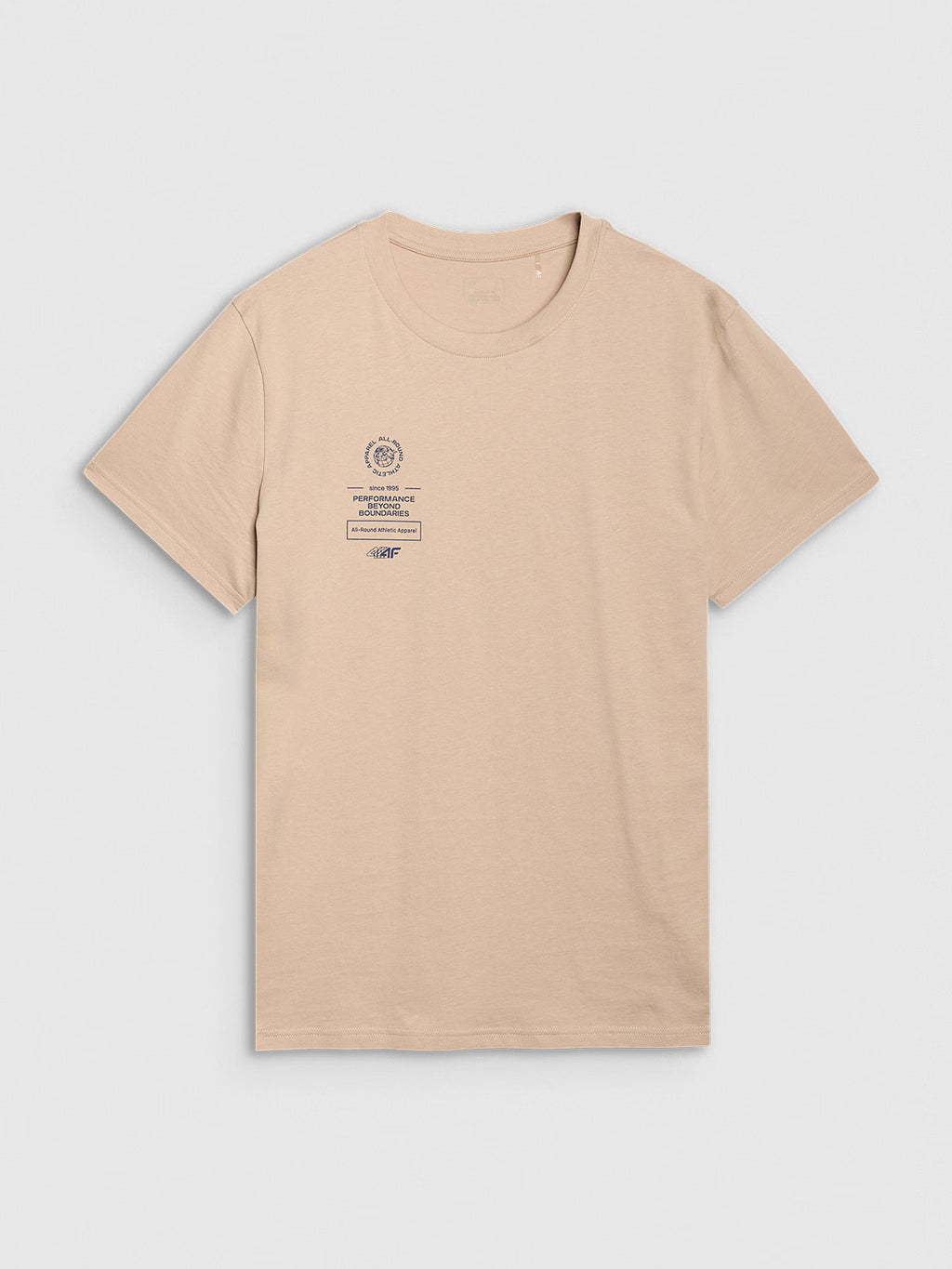 T-shirt regular z nadrukiem męski