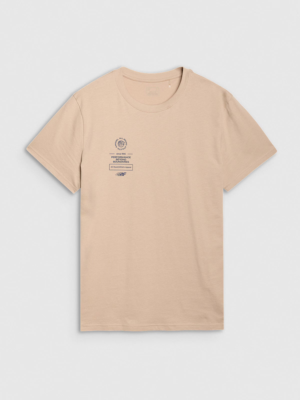 T-shirt regular z nadrukiem męski