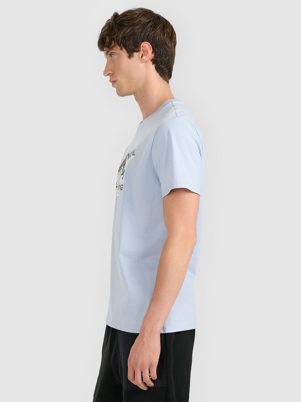 T-shirt regular z nadrukiem męski