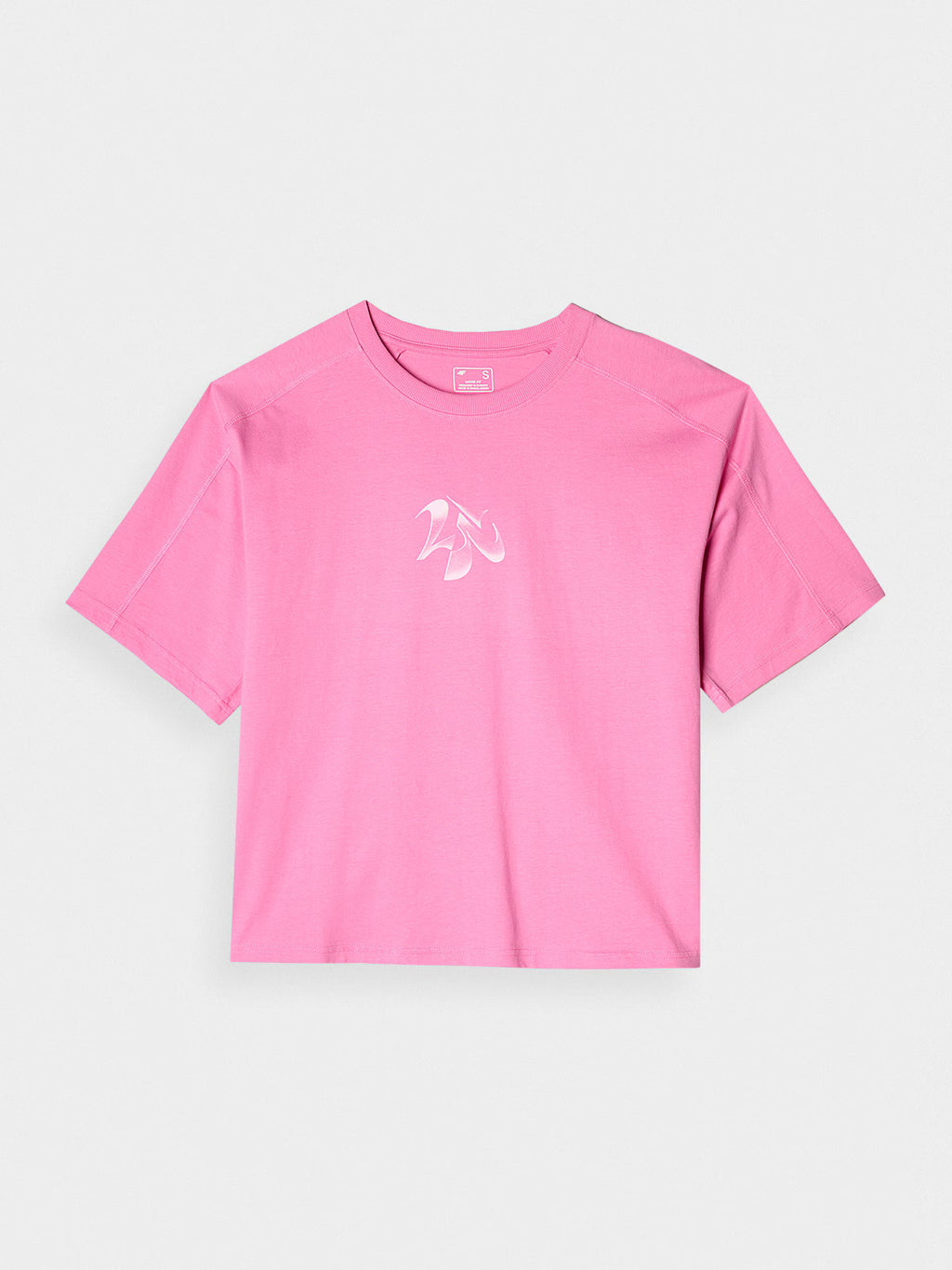 T-shirt oversize z nadrukiem damski