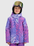 Kurtka snowboardowa membrana 8000 dziewczęca