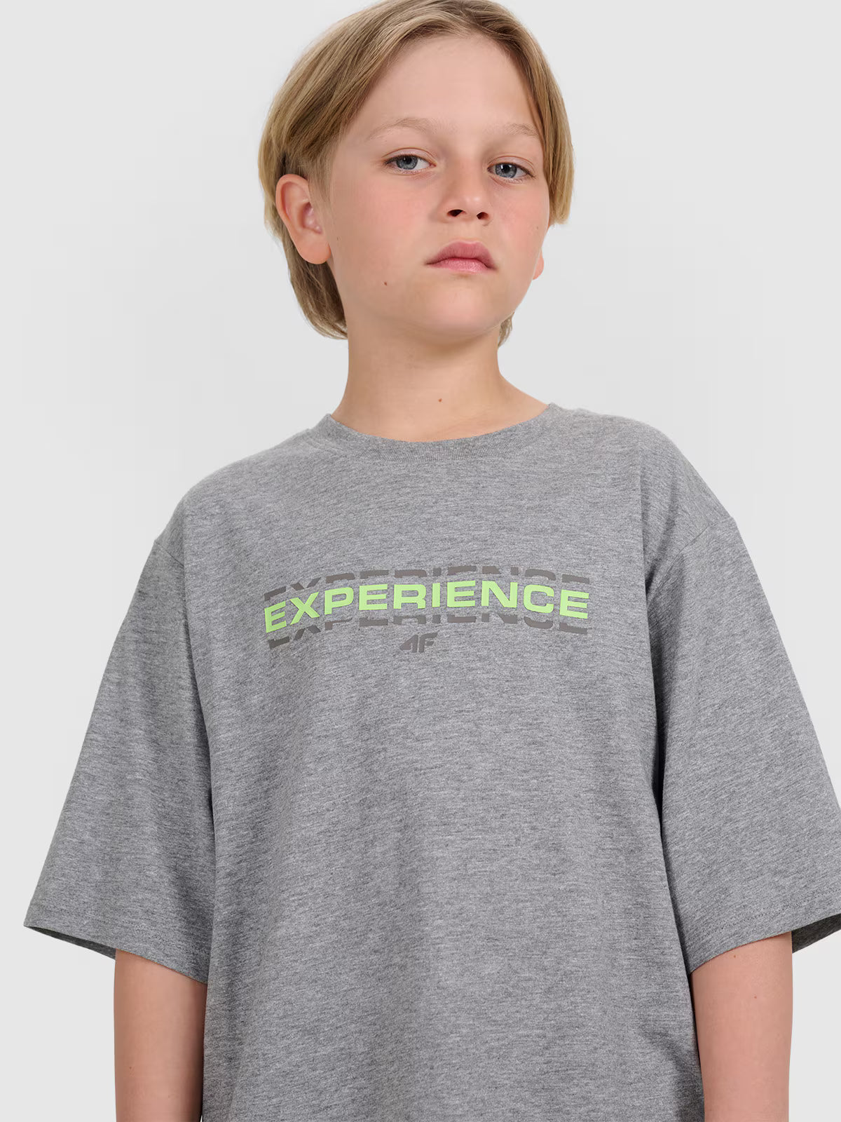 T-shirt oversize z nadrukiem chłopięcy