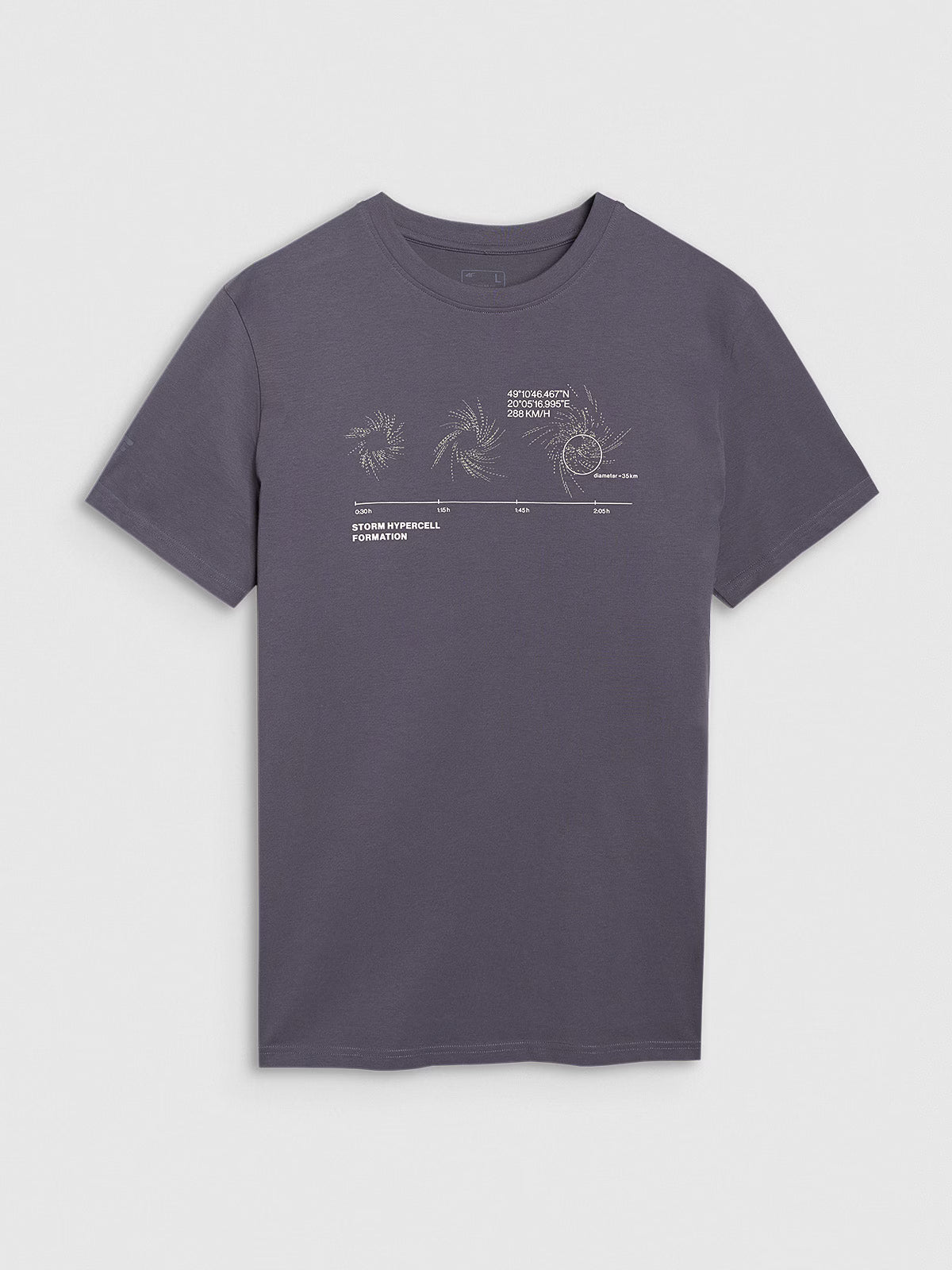T-shirt regular z nadrukiem męski