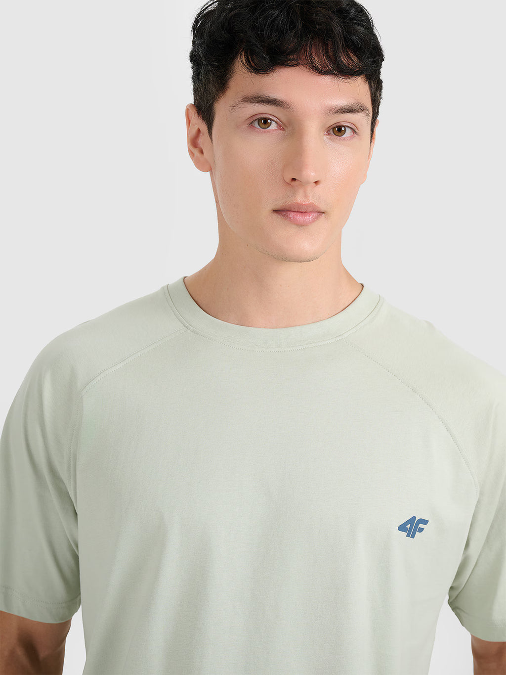 T-shirt oversize gładki męski