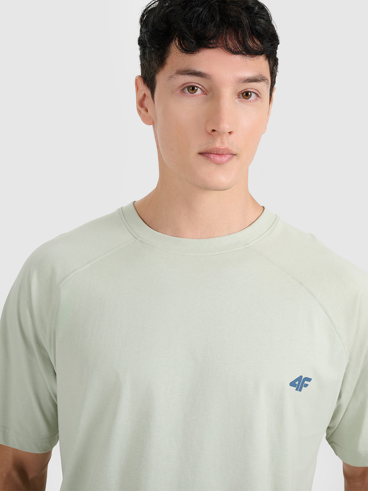 T-shirt oversize gładki męski
