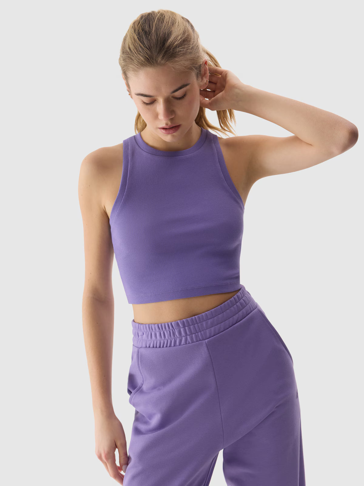 Crop top slim damski