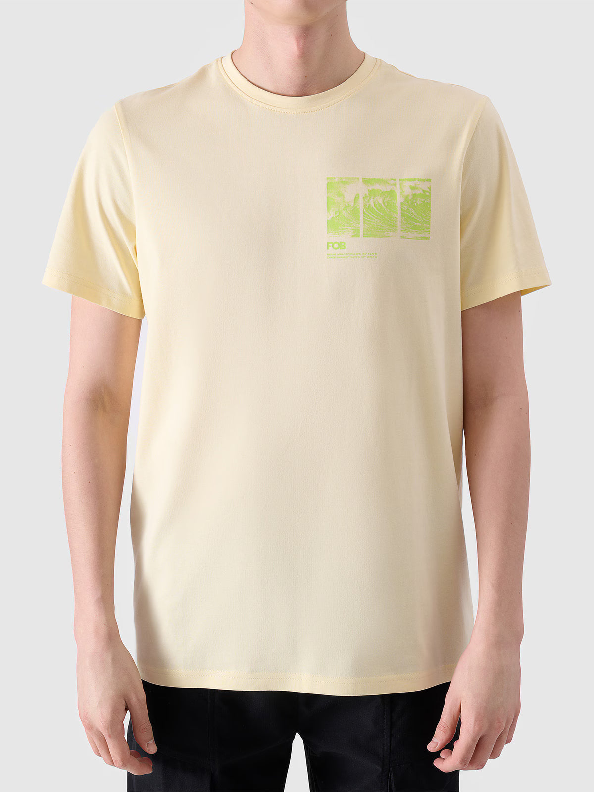 T-shirt regular z nadrukiem męski