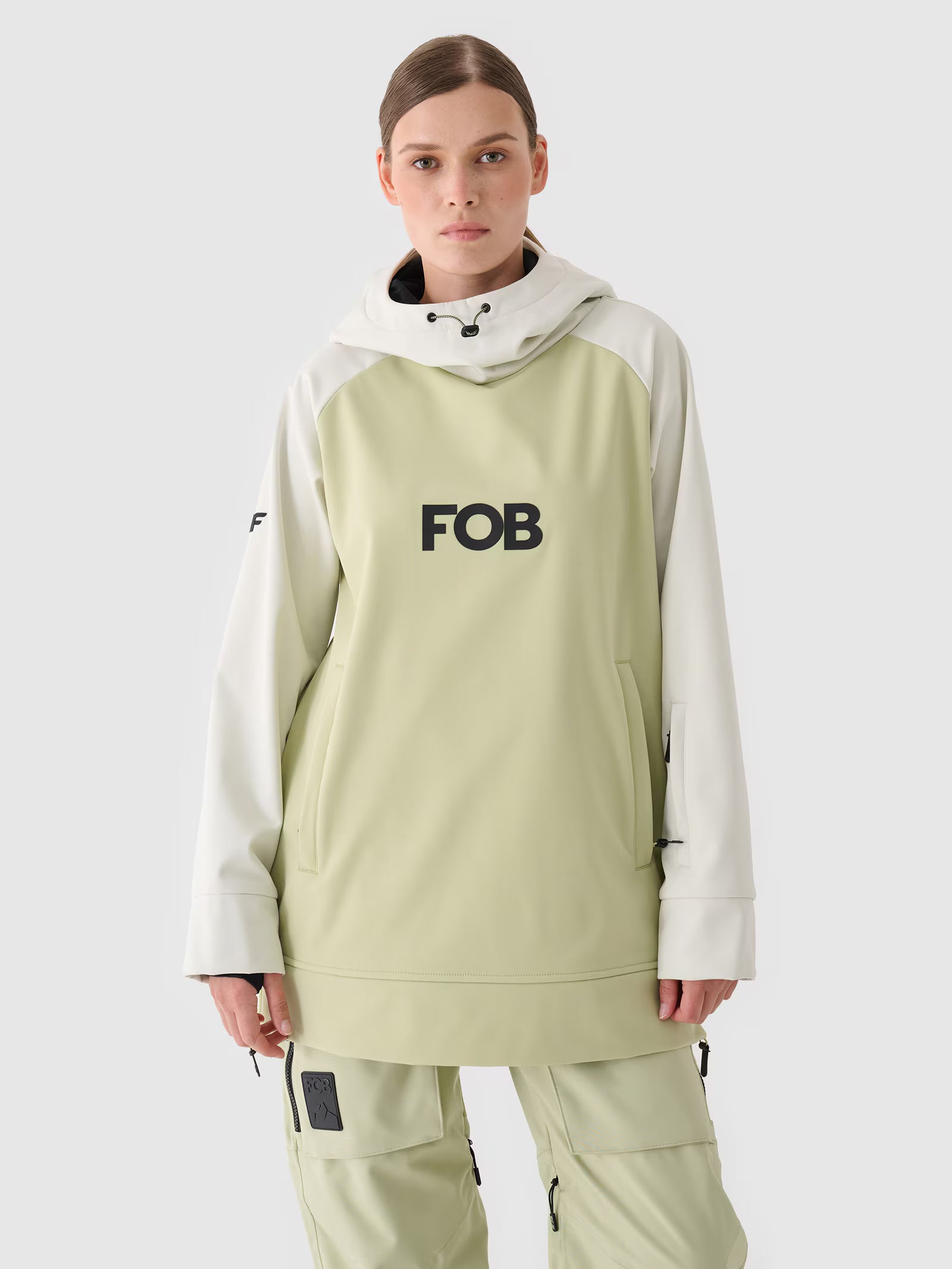 Bluza snowboardowa z softshellu membrana 5000 damska