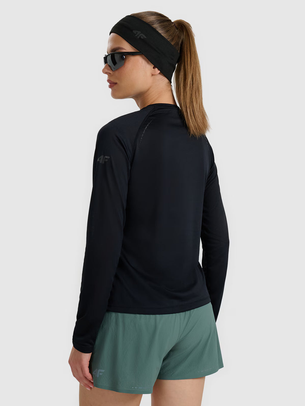 Longsleeve do biegania w terenie szybkoschnący damski