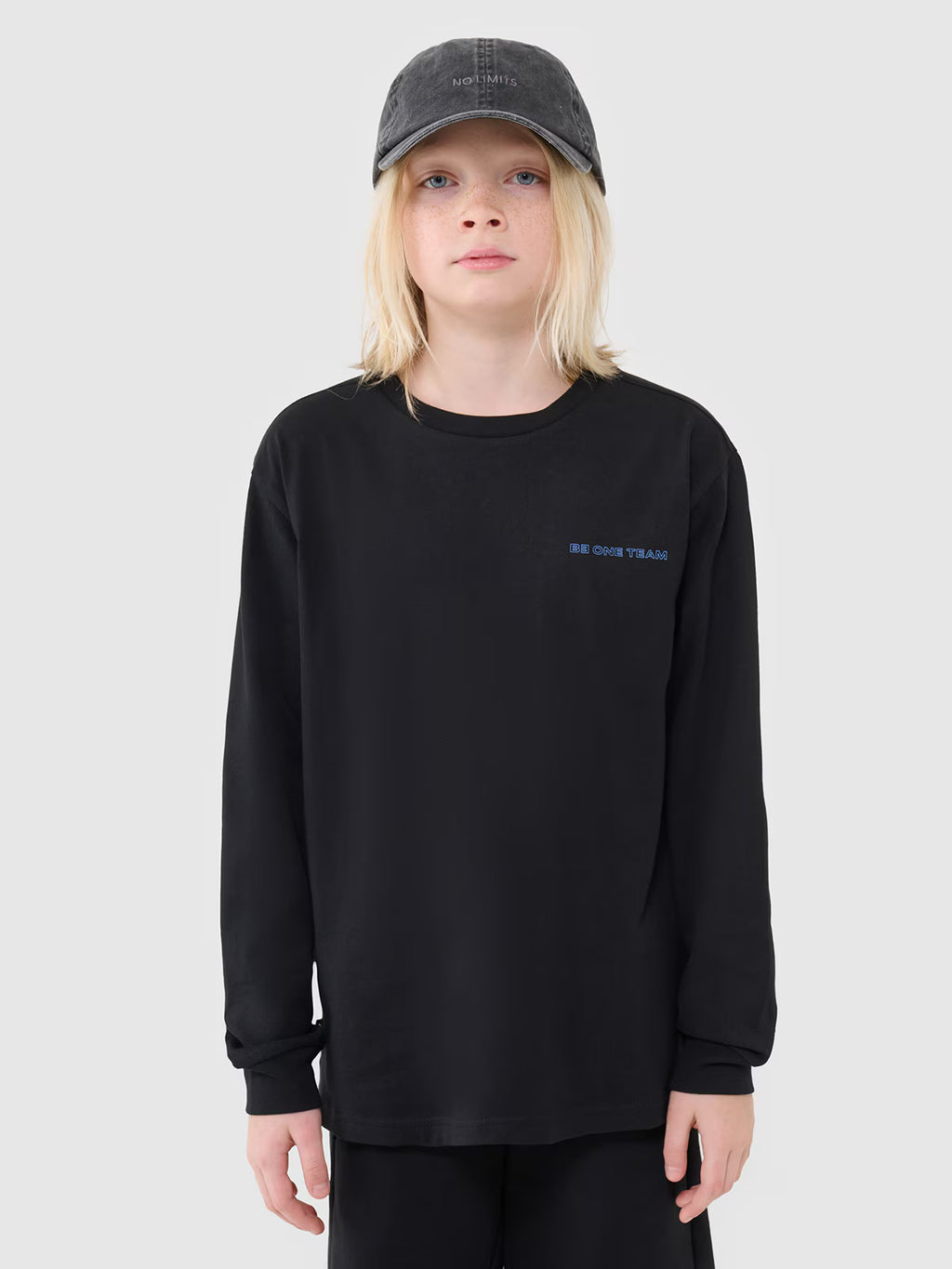 Longsleeve regular z nadrukiem chłopięcy