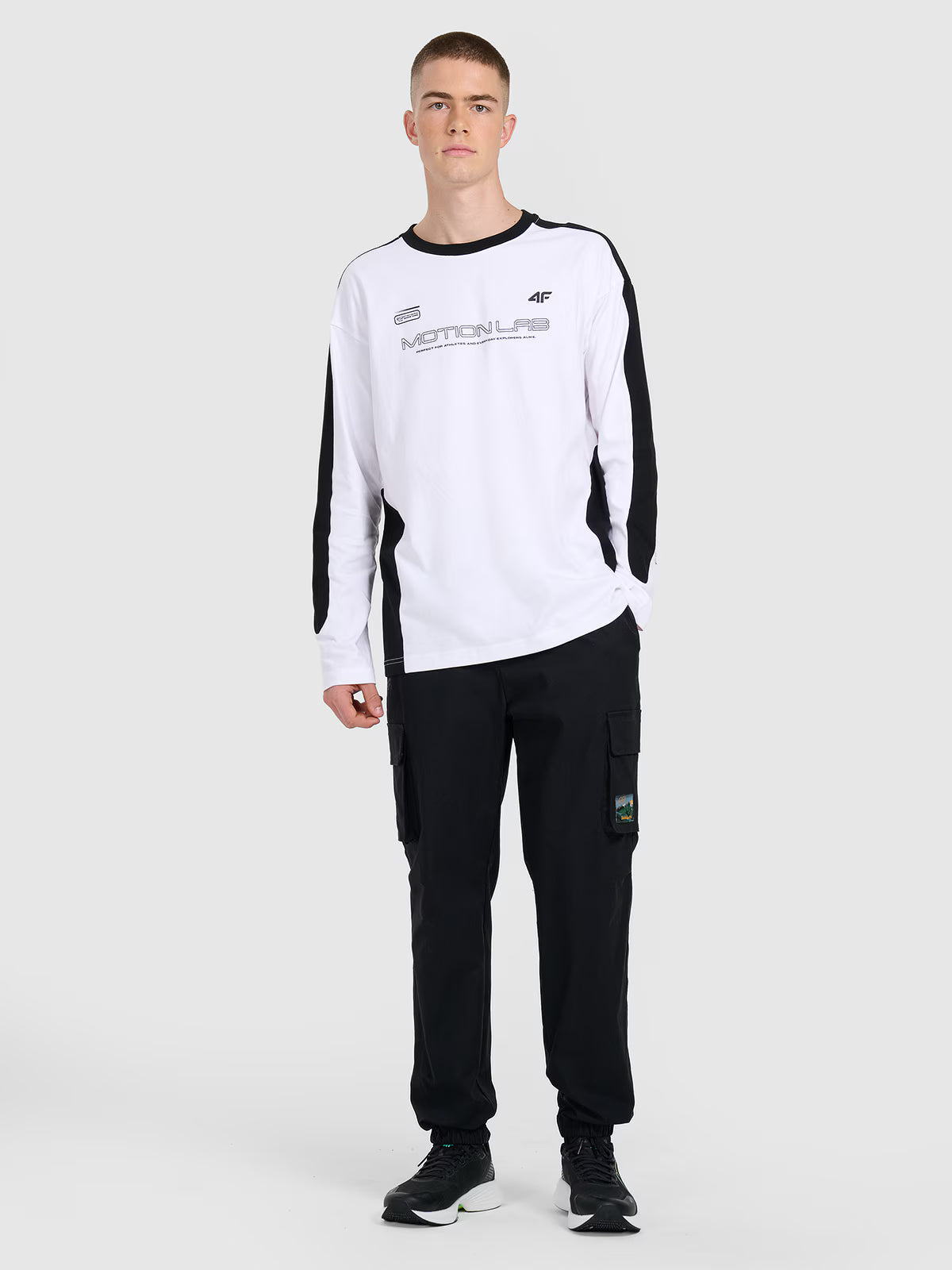 Spodnie casual cargo męskie