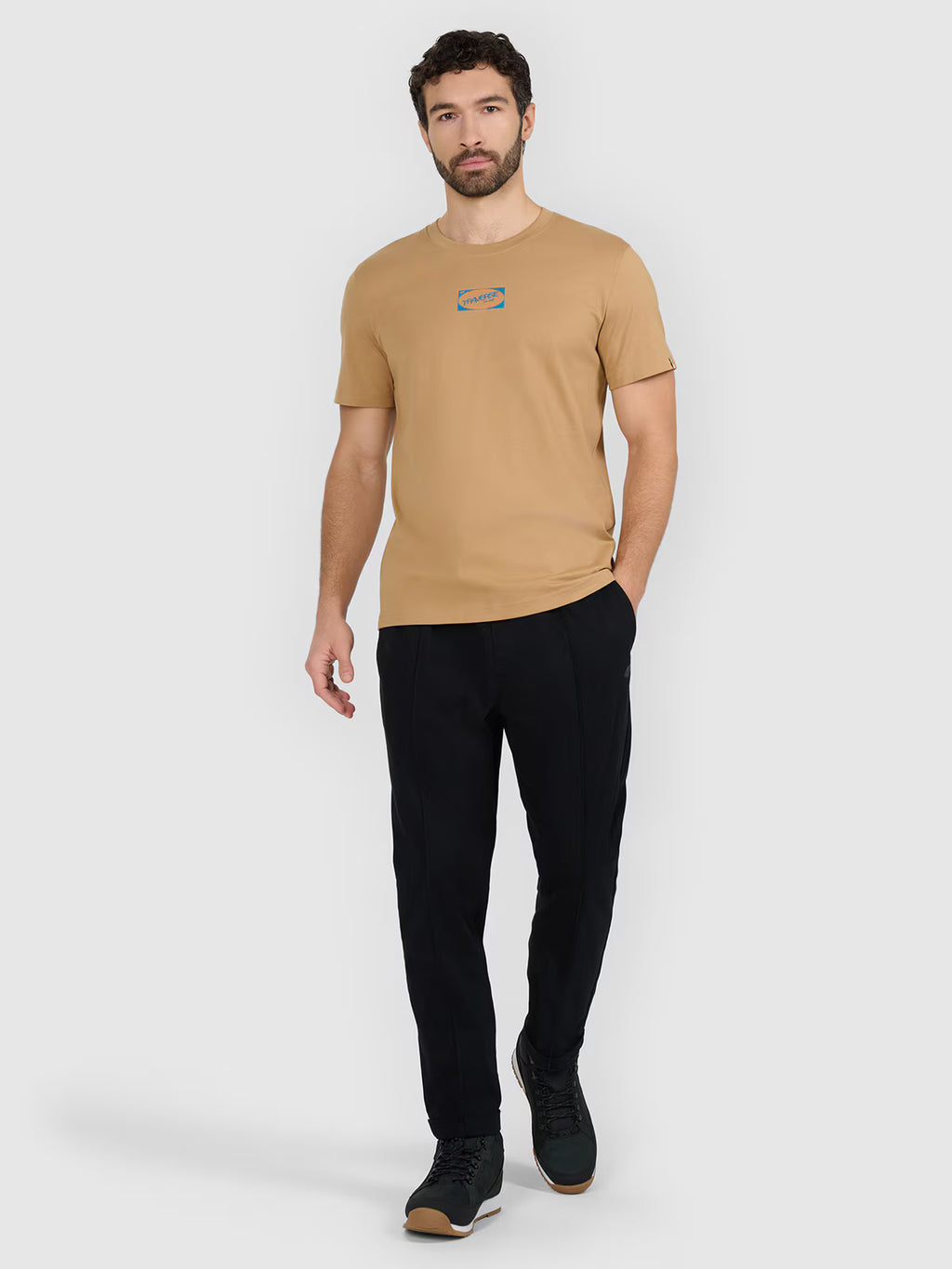 T-shirt regular z nadrukiem męski
