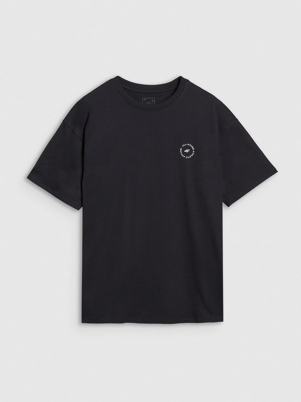 T-shirt oversize z nadrukiem męski