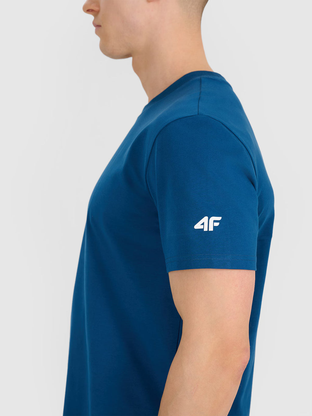 T-shirt regular z nadrukiem męski