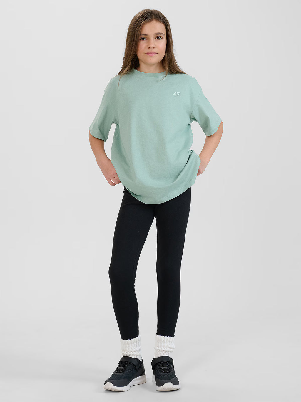 Legginsy dzianinowe dziewczęce