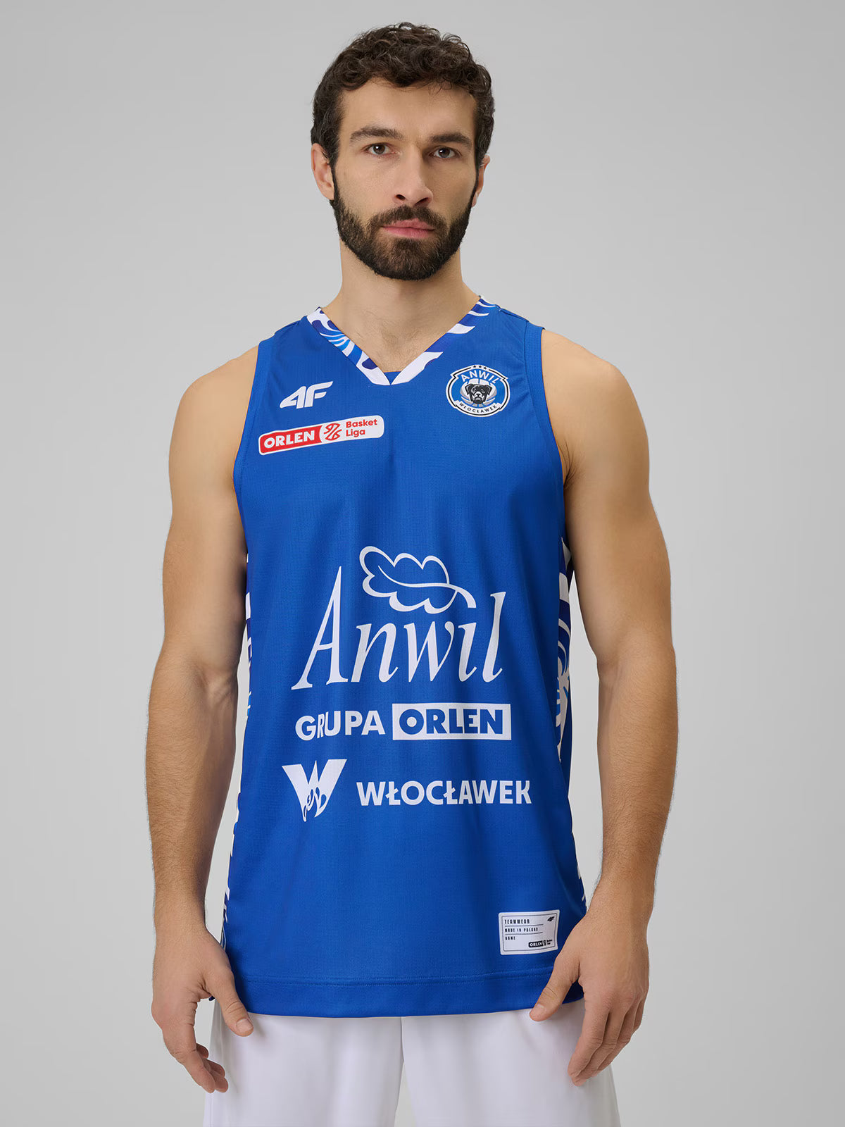 Koszulka meczowa replika wyjazdowa z sezonu 2025/26 męska 4F x Anwil Włocławek