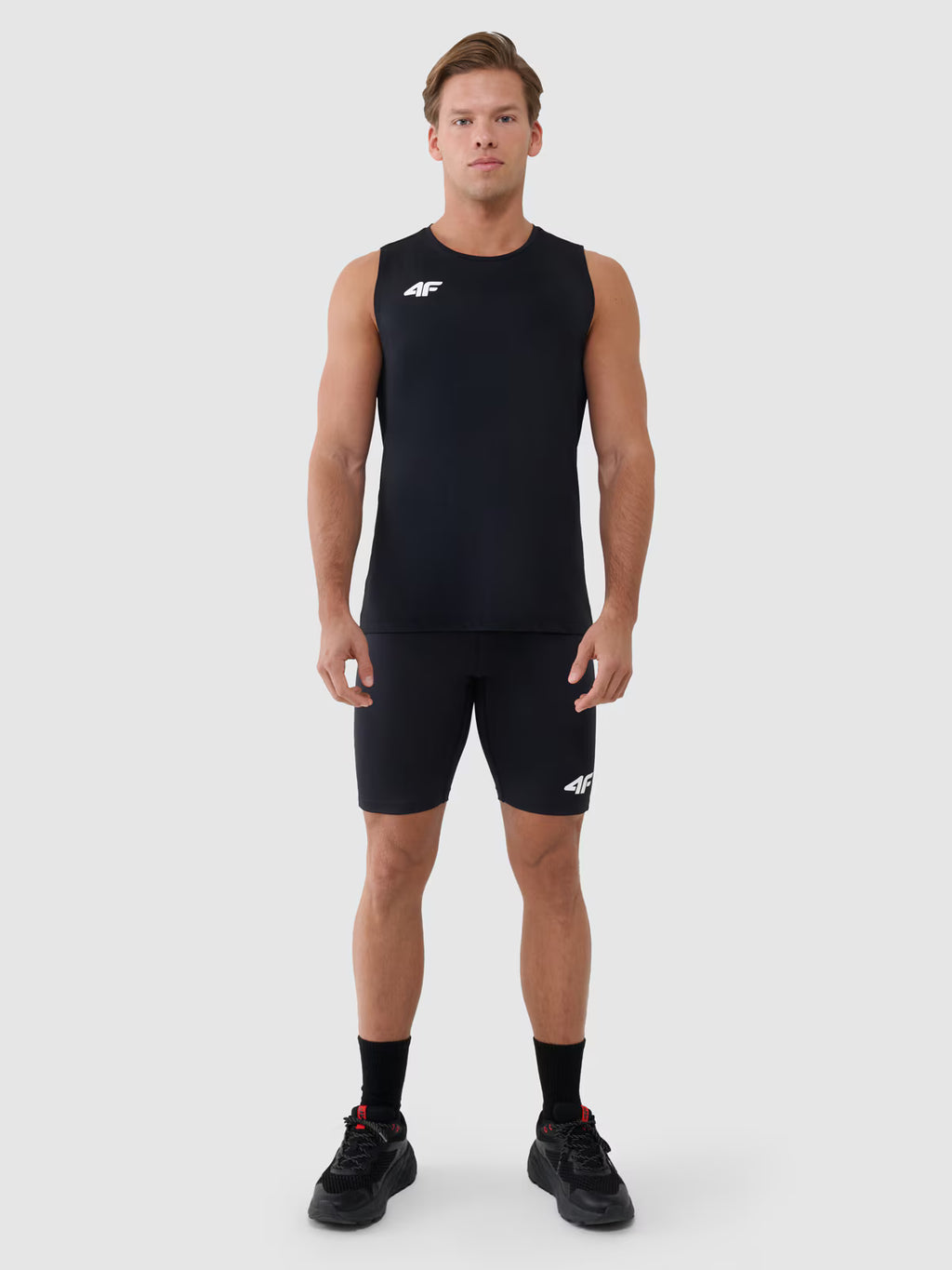 Legginsy krótkie treningowe męskie