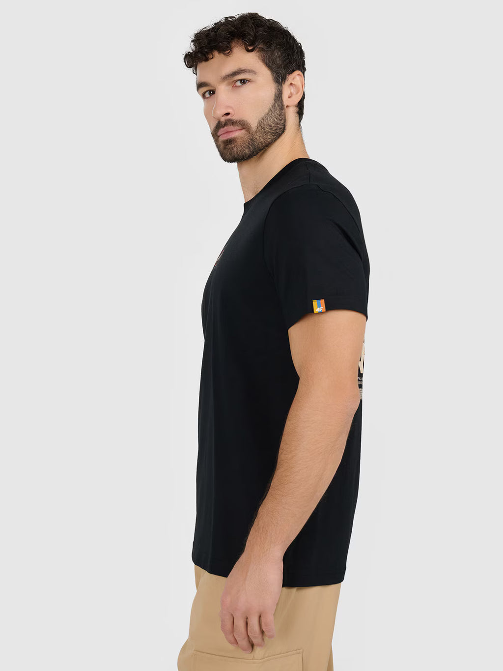T-shirt regular z nadrukiem męski